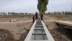 五原縣土地整理渡槽